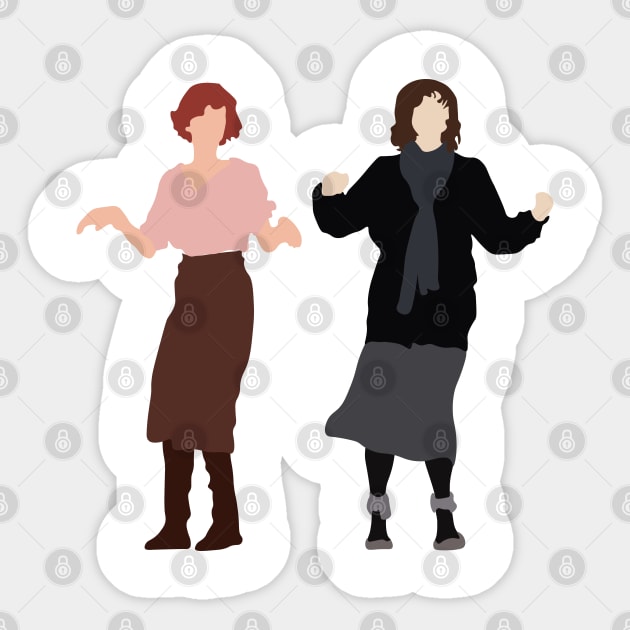 Breakfast Club Girls Dancing Sticker by FutureSpaceDesigns